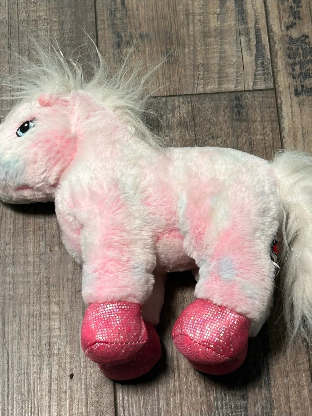 GANZ Webkinz Pink Pony Soft Plush Horse Stuffed Animal 8 Inch